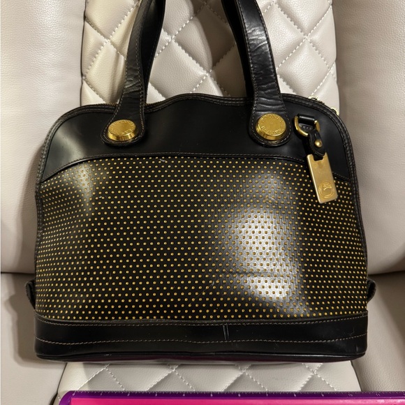 Dooney & Bourke Handbags - Black and Gold Dooney & Bourke Designer Tote Handbag